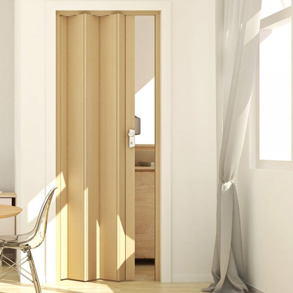 Rapido Internal Folding Door 830mm Beech Wood Effect